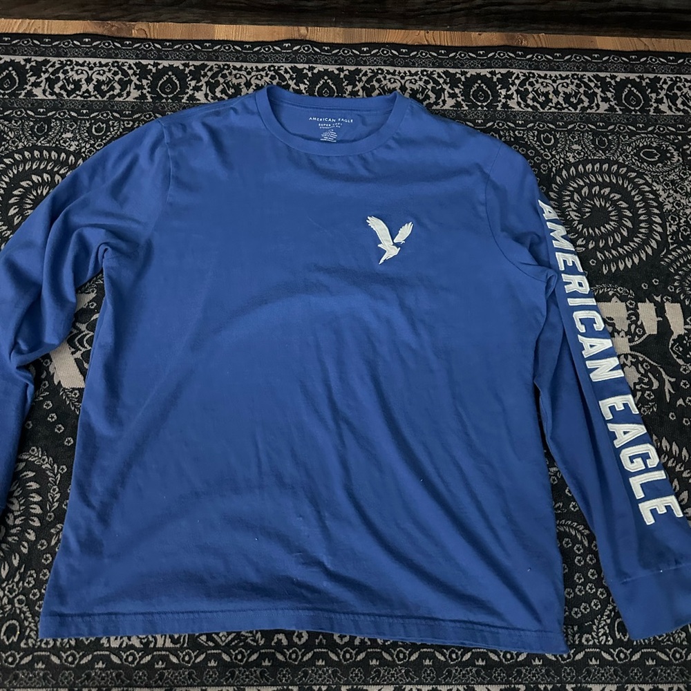 American Eagle Outfitters Blue Men's Shirt